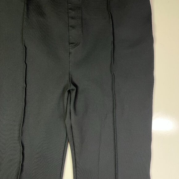 Spanx Plus Size 2X Tall Black Pull-On Ponte Flare Pants Tummy Control Seamed - Picture 4 of 8